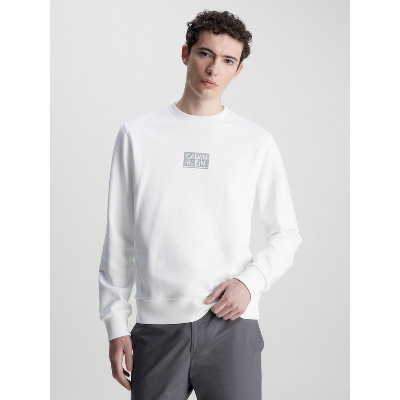 CALVIN KLEIN - Polerón Gloss  Blanco Calvin Klein