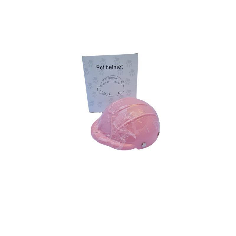 GENERICO - Casco de seguridad para mascotas Rosado
