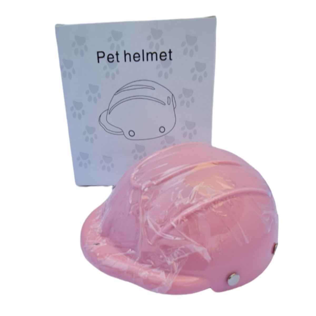 GENERICO - Casco de seguridad para mascotas Rosado