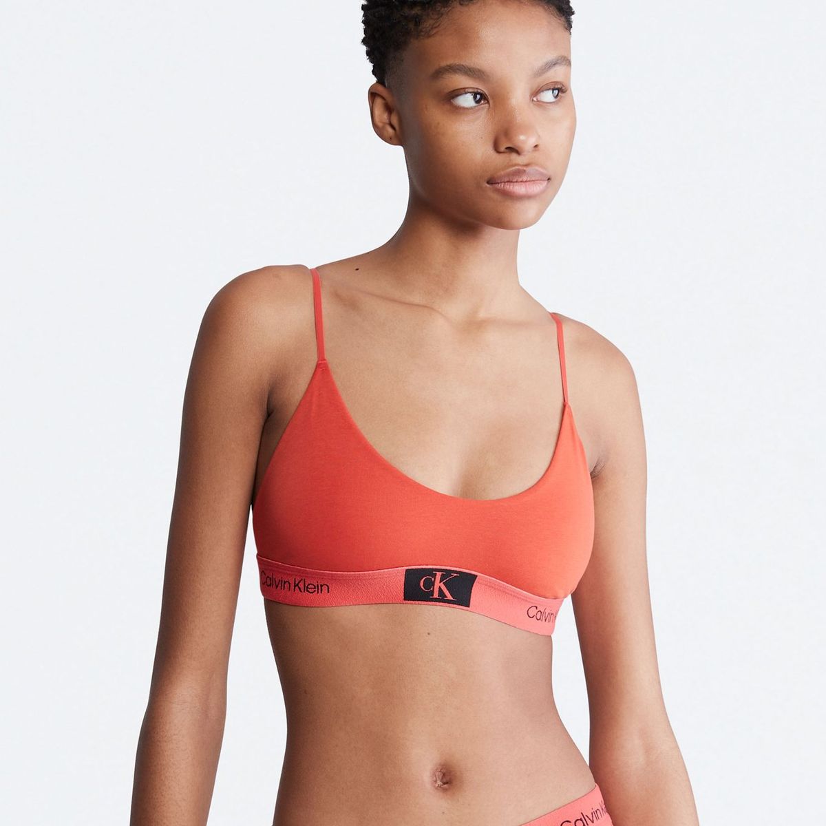 CALVIN KLEIN - Bralette 1996 Unlined Naranja Calvin Klein