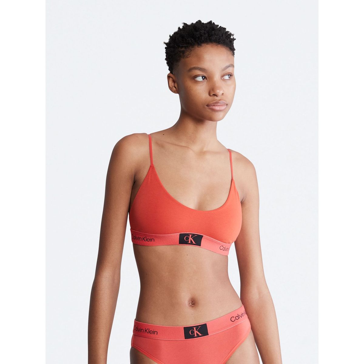 CALVIN KLEIN - Bralette 1996 Unlined Naranja Calvin Klein