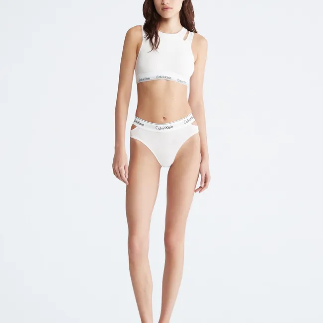CALVIN KLEIN - Bralette CK Deconstructed Blanco Calvin Klein