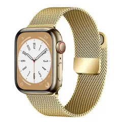 GENERICO - Pulsera Milanese Loop para Apple Watch de 42-44mm-45mm-49mm