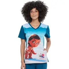 TOONIFORMS - TOP CLÍNICO ESTAMPADO MUJER DISNEY TF627 MHBM