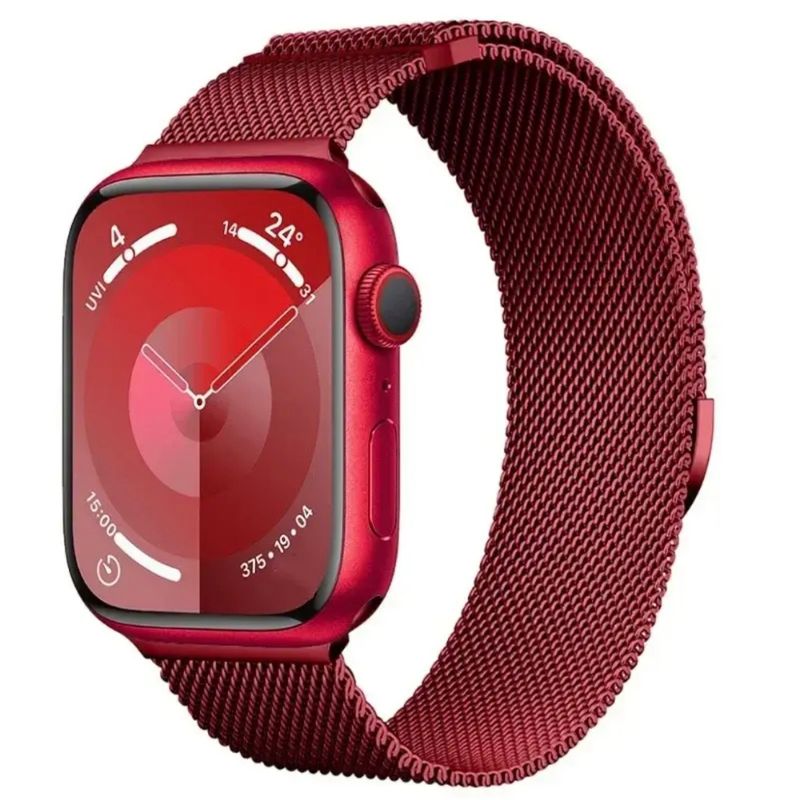 GENERICO - Pulsera Milanese Loop para Apple Watch de 42-44mm-45mm-49mm
