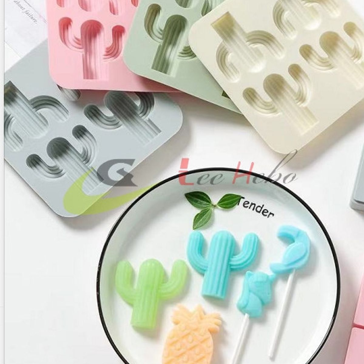 GENERICO - Molde Silicona Para Chocolate Forma Cactus