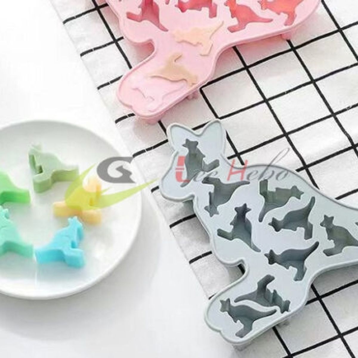 GENERICO - Molde Silicona Para Chocolate Forma Dinosaurios