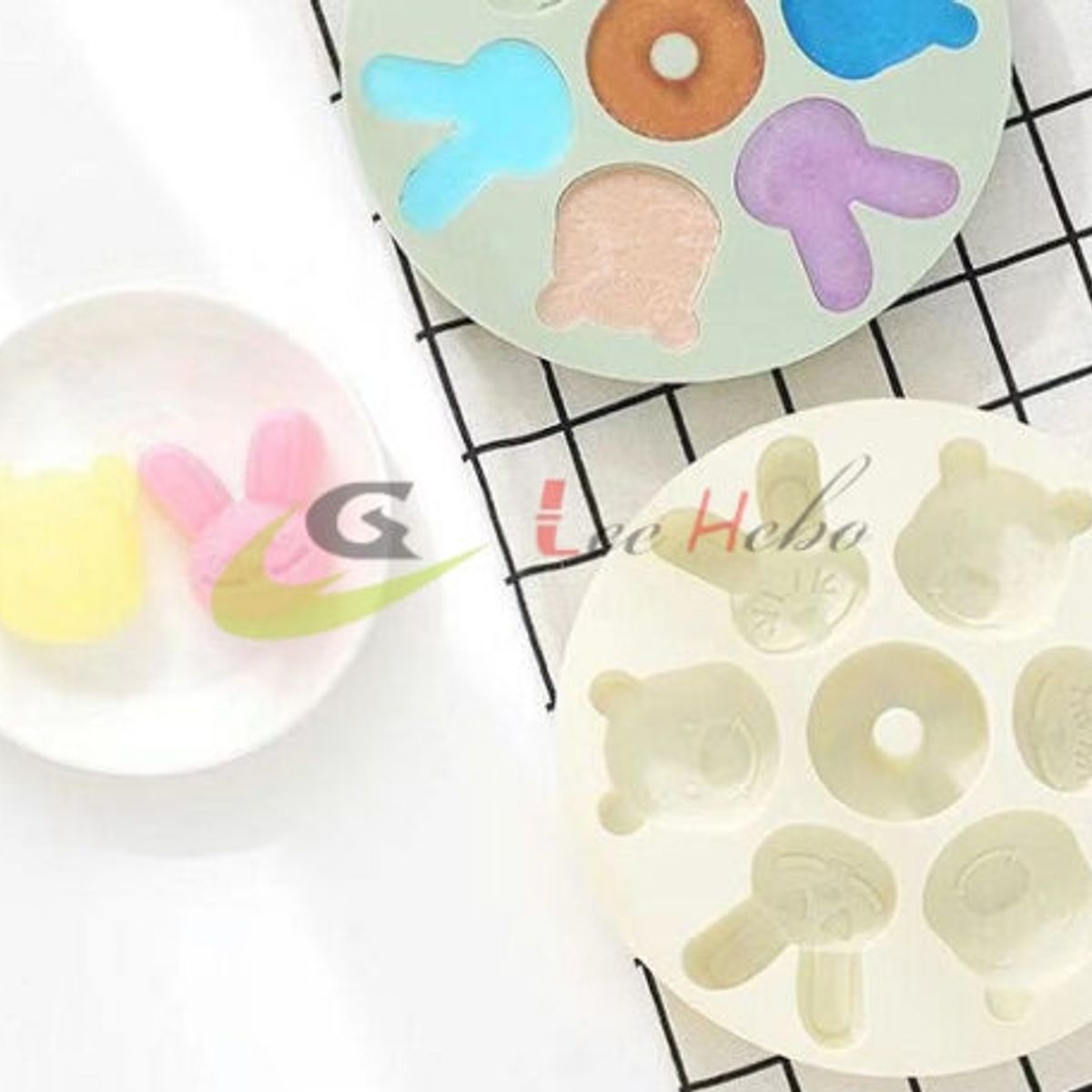 GENERICO - Molde Silicona Para Chocolate Conejos-Dona