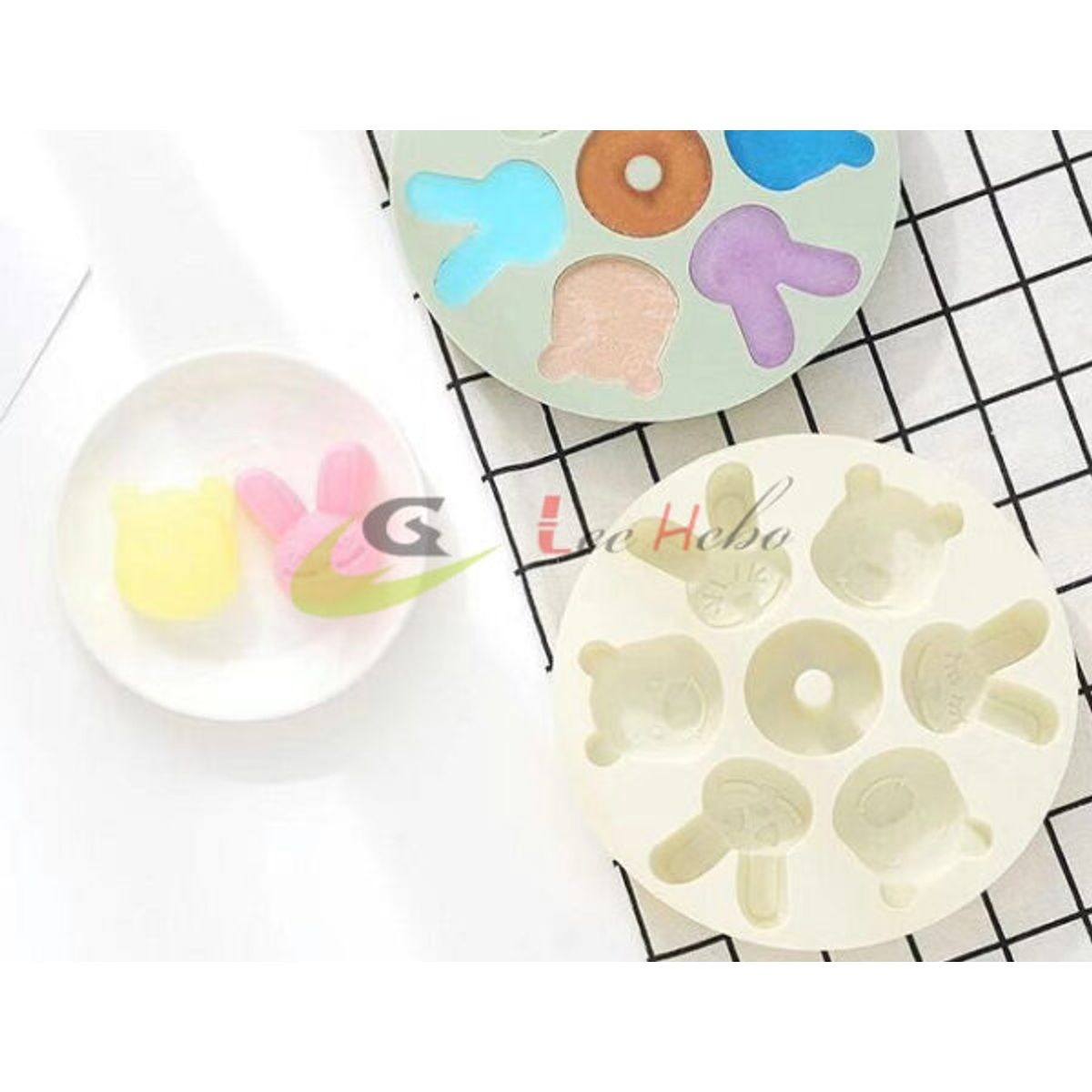 GENERICO - Molde Silicona Para Chocolate Conejos-Dona