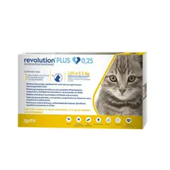 GENERICO - Revolution Plus 0,25 ml Gatos 1,25 a 2,5 kg