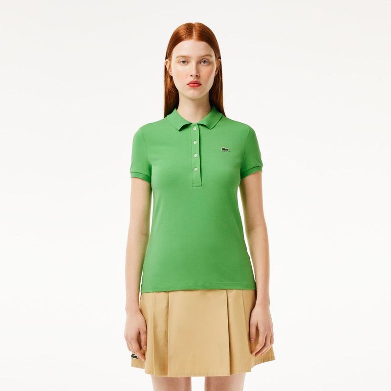 LACOSTE - Polera Lacoste DF3443 Mujer Verde - Verde