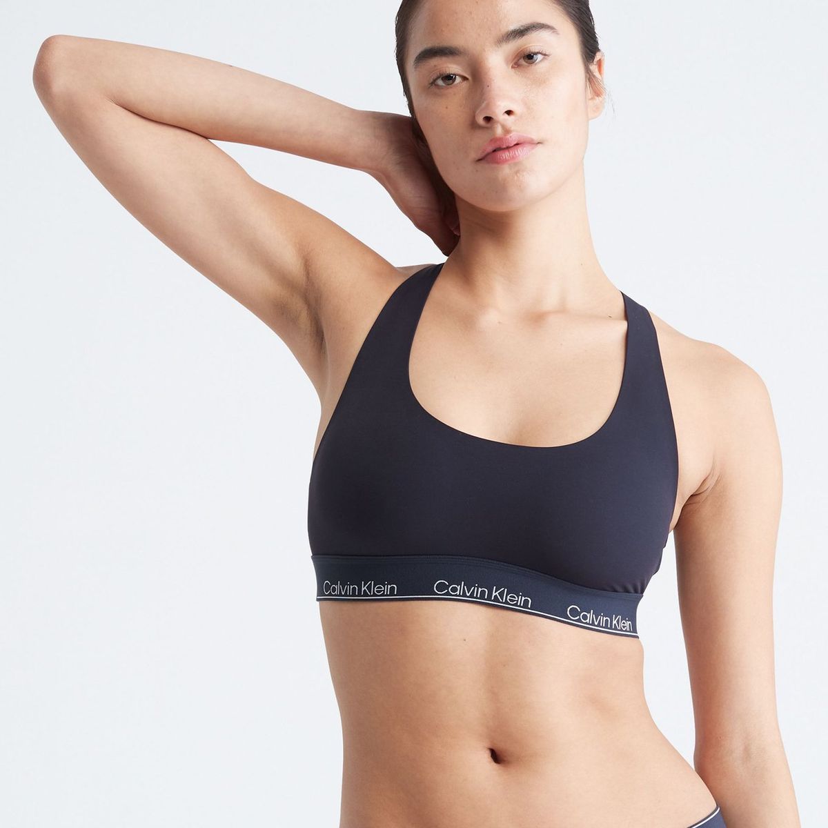 CALVIN KLEIN - Bralette Modern Performance Unlined Negro Calvin Klein