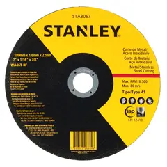 STANLEY - Disco corte metalinox 7 eje 78 STA8067