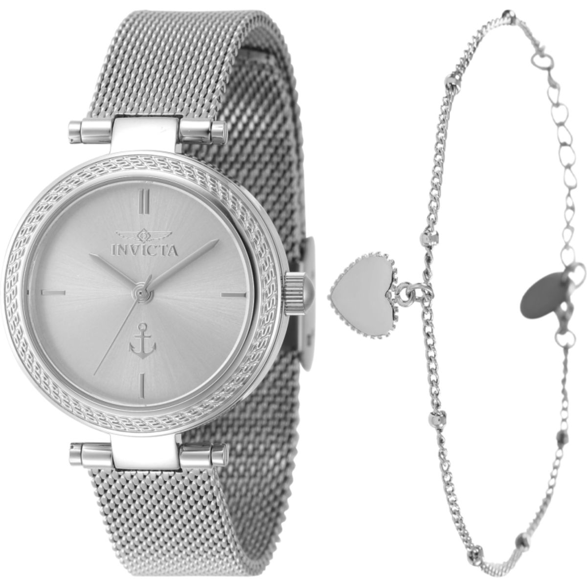 INVICTA - Reloj Invicta 47267 Ocean Voyage Quartz Plata