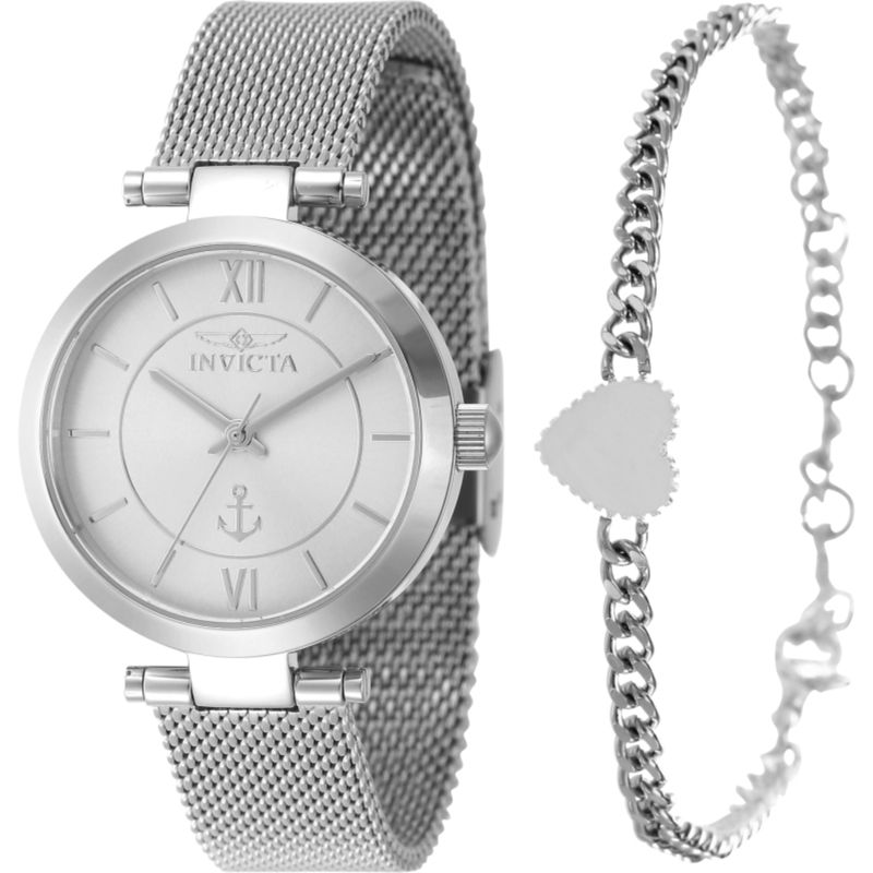 INVICTA - Reloj Invicta 47264 Ocean Voyage Quartz Plata