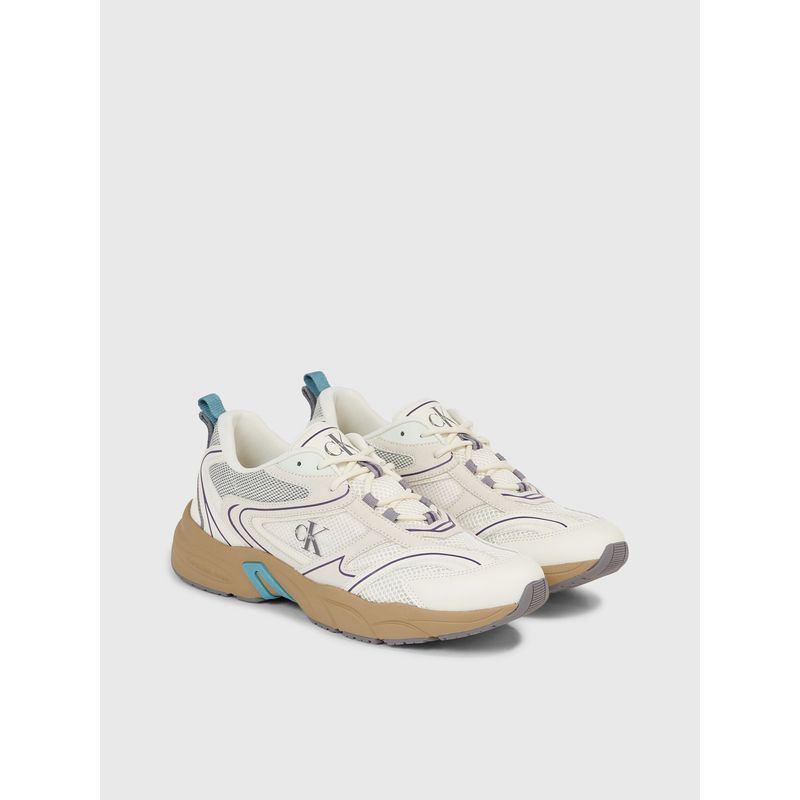 CALVIN KLEIN - Zapatilla Retro Tennis Su-Mesh Blanco Calvin Klein