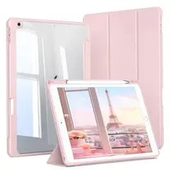LINKON - Estuche Funda Smart Case Espacio Lápiz iPad - Rosa - 10.2"
