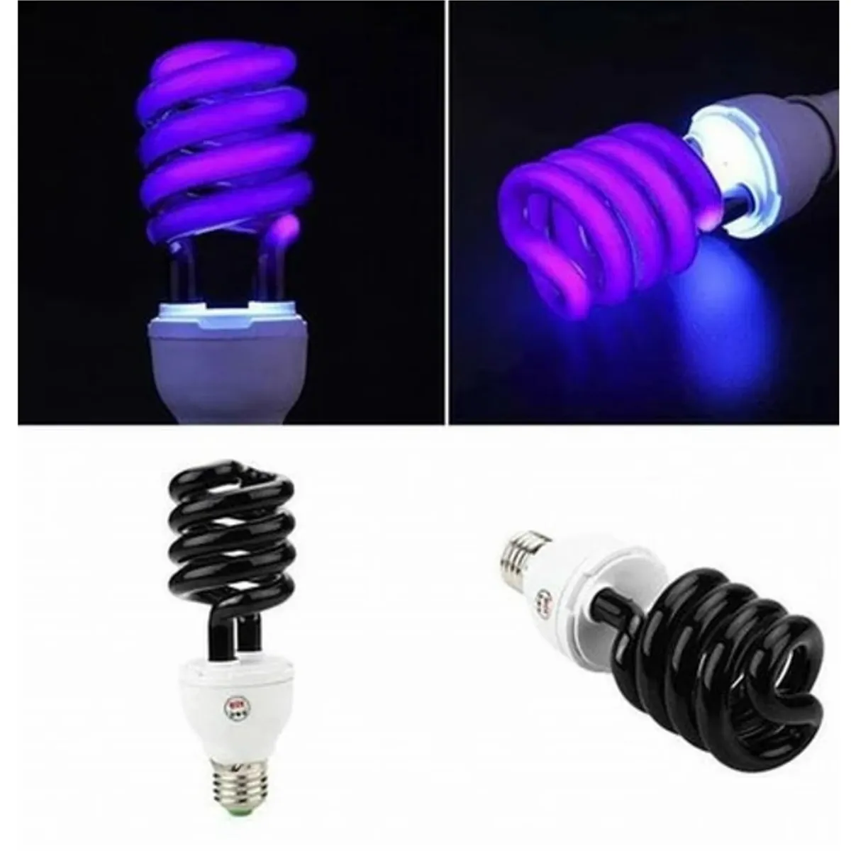 GENERICO - PACK X2 Ampolleta Fiesta Fluor Luz Ultravioleta Uv 40w