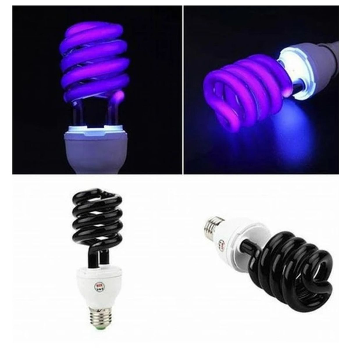 GENERICO - PACK X2 Ampolleta Fiesta Fluor Luz Ultravioleta Uv 40w