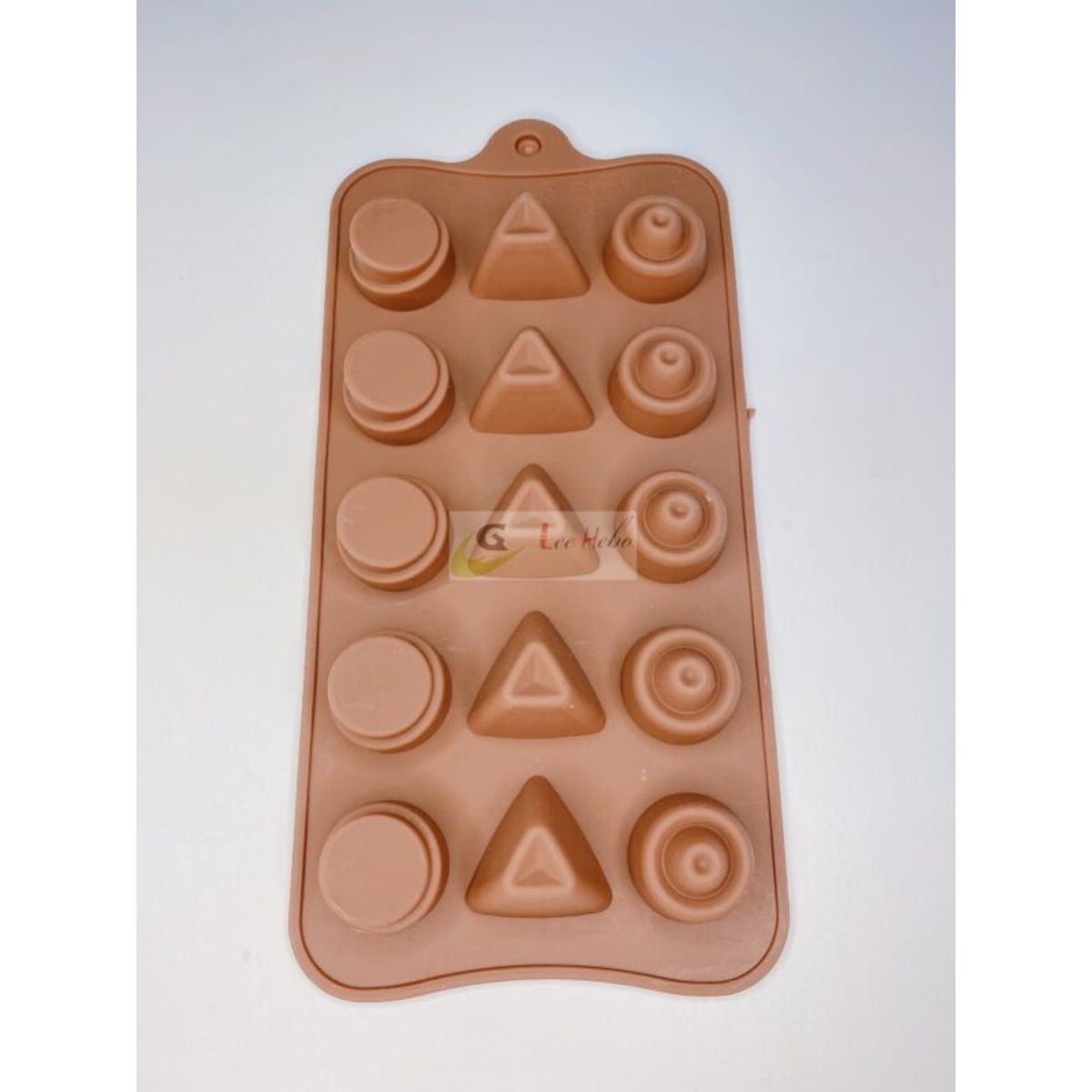 GENERICO - Molde Silicona Para Chocolate Circulos-Piramides