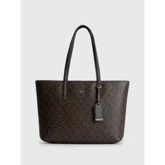 CALVIN KLEIN - Cartera Must Shopper Md Marrón
