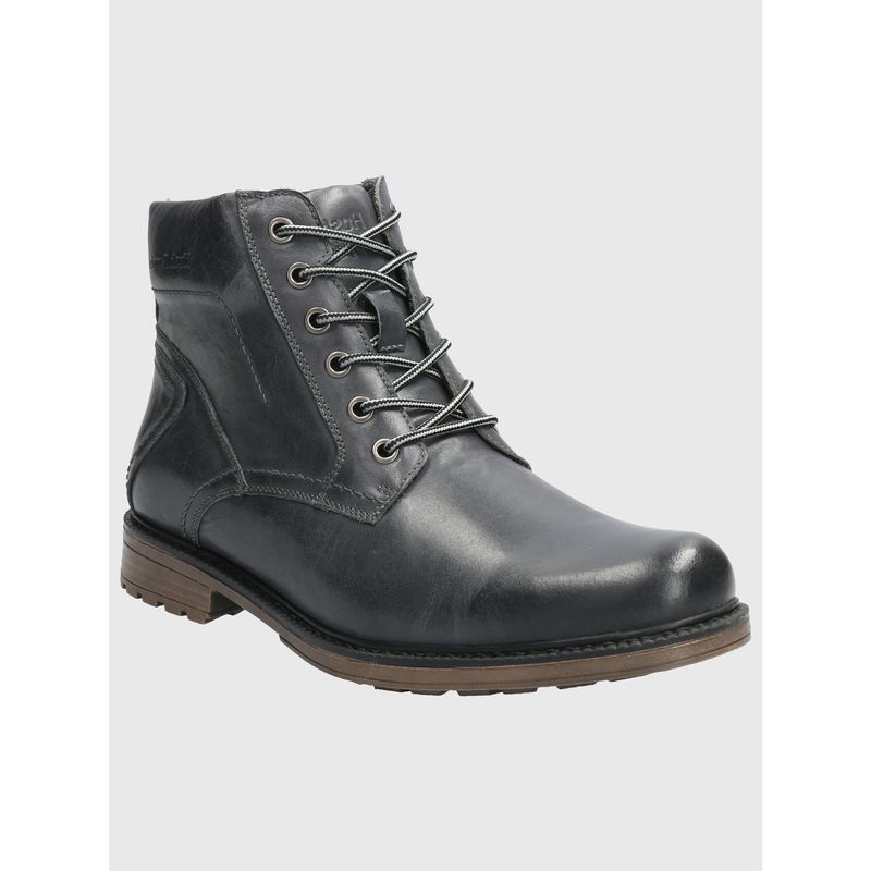 HUSH PUPPIES - Botin Cuero Hombre Quero Gris HUSH PUPPIES