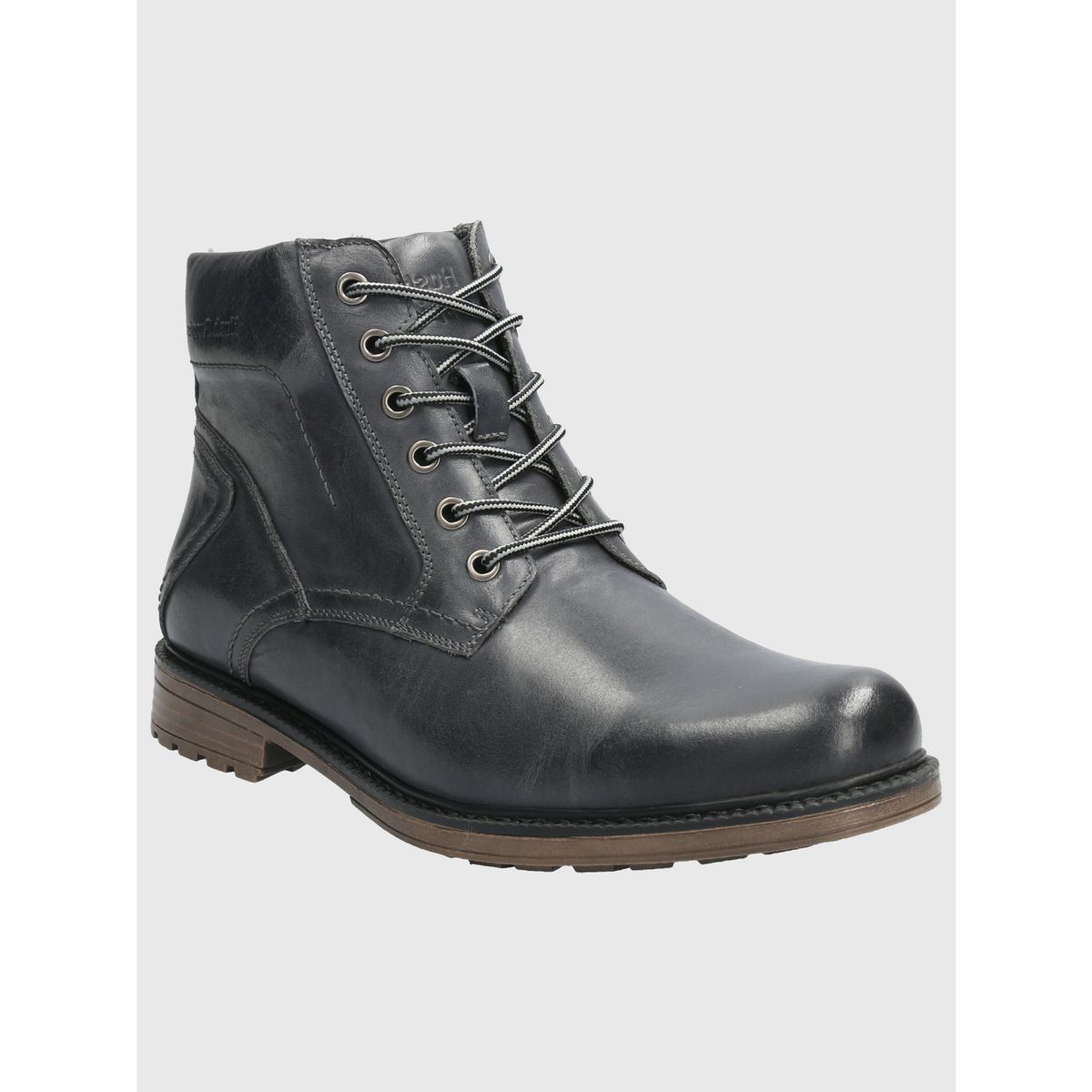 HUSH PUPPIES - Botin Cuero Hombre Quero Gris HUSH PUPPIES.