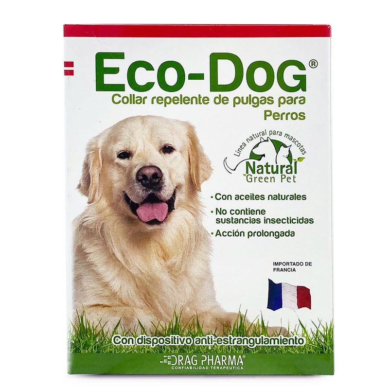 GENERICO - Collar natural antipulgas y garrapatas para perro