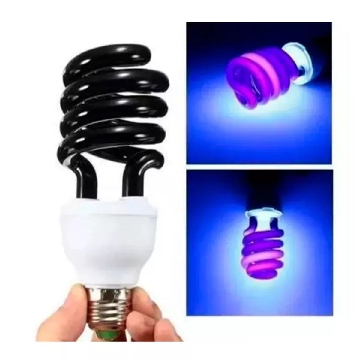 GENERICO - PACK x2 Ampolleta Fiesta Fluor Luz Ultravioleta Uv 40w Disco