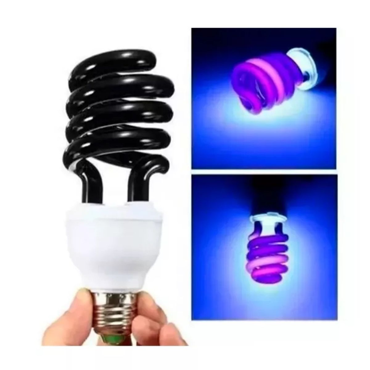 GENERICO - PACK x2 Ampolleta Fiesta Fluor Luz Ultravioleta Uv 40w Disco