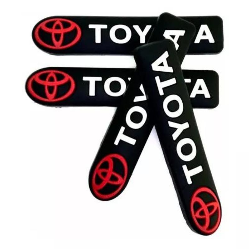 GENERICO - X4 Tope Puerta Tira Goma Anticolision Retrovisor TOYOTA