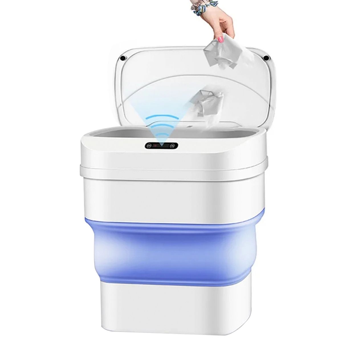 GENERICO - Papelera Inteligente Con Sensor Infrarrojo