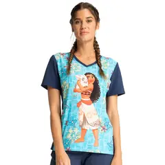 TOONIFORMS - TOP CLÍNICO ESTAMPADO MUJER DISNEY TF677 MHME