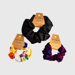 MINKA - Pack Scrunchies Vibras