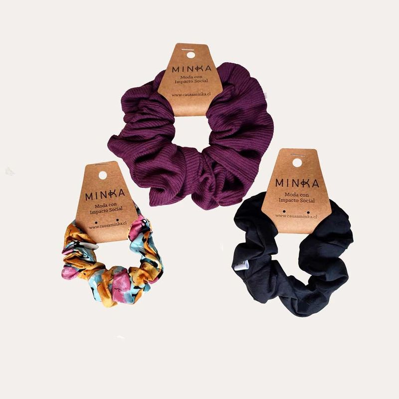 MINKA - Pack scrunchies Taormina