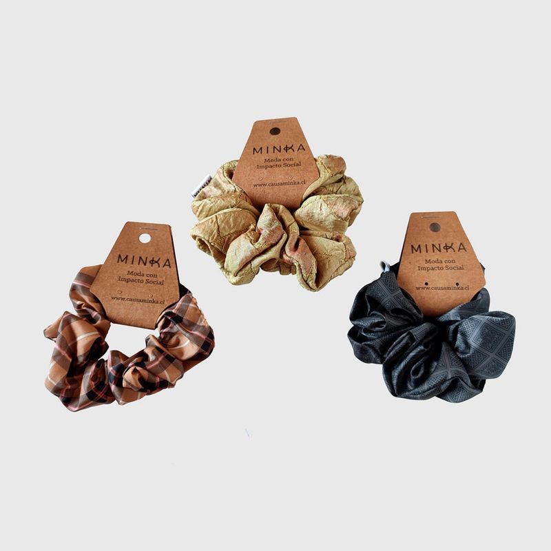 MINKA - Pack Scrunchies Beijing