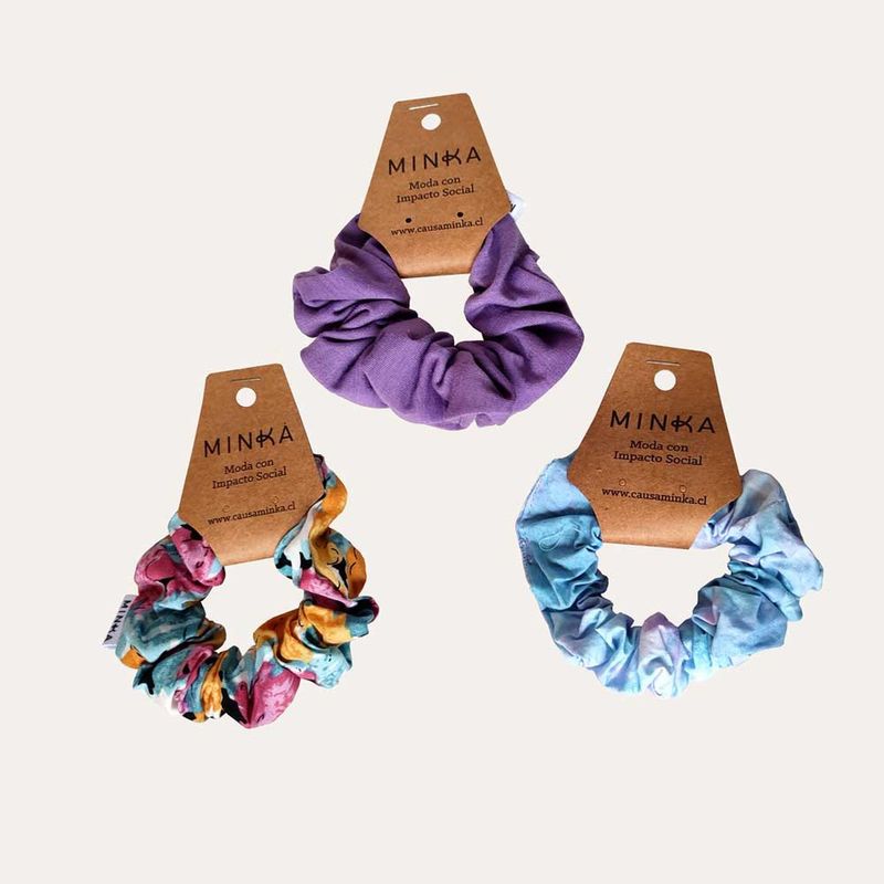 MINKA - Pack scrunchies Saint Tropez