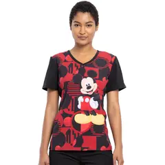 TOONIFORMS - TOP CLÍNICO ESTAMPADO MUJER DISNEY TF677 MKYR