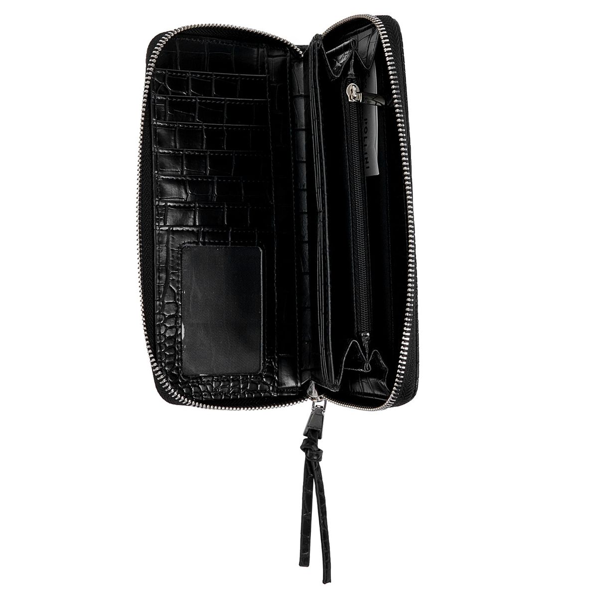 POLLINI - Billetera Mujer Negro Pollini