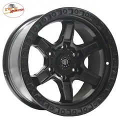 GENERICO - Juego 4 llantas 17x9" 6x139.7 OFF0 CB106.1-Rey Del Neumático
