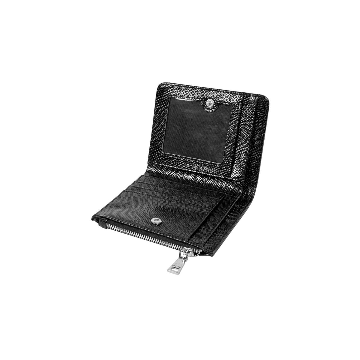 POLLINI - Billetera Mujer Negro Pollini