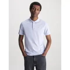 CALVIN KLEIN - Polo Smooth Slim Azul