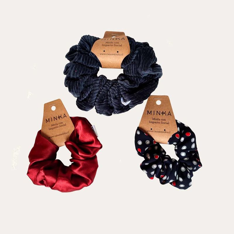MINKA - Pack scrunchies Barcelona