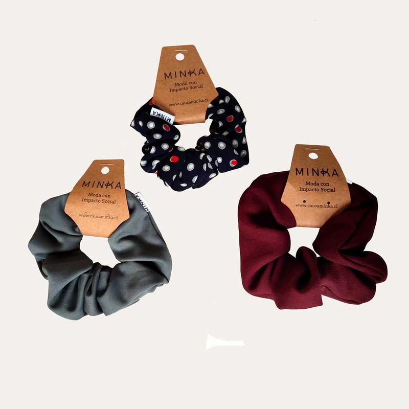 MINKA - Pack scrunchies Zante