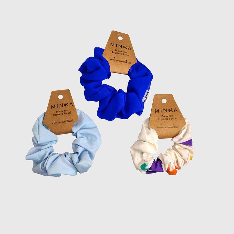 MINKA - Pack Scrunchies Ocaso