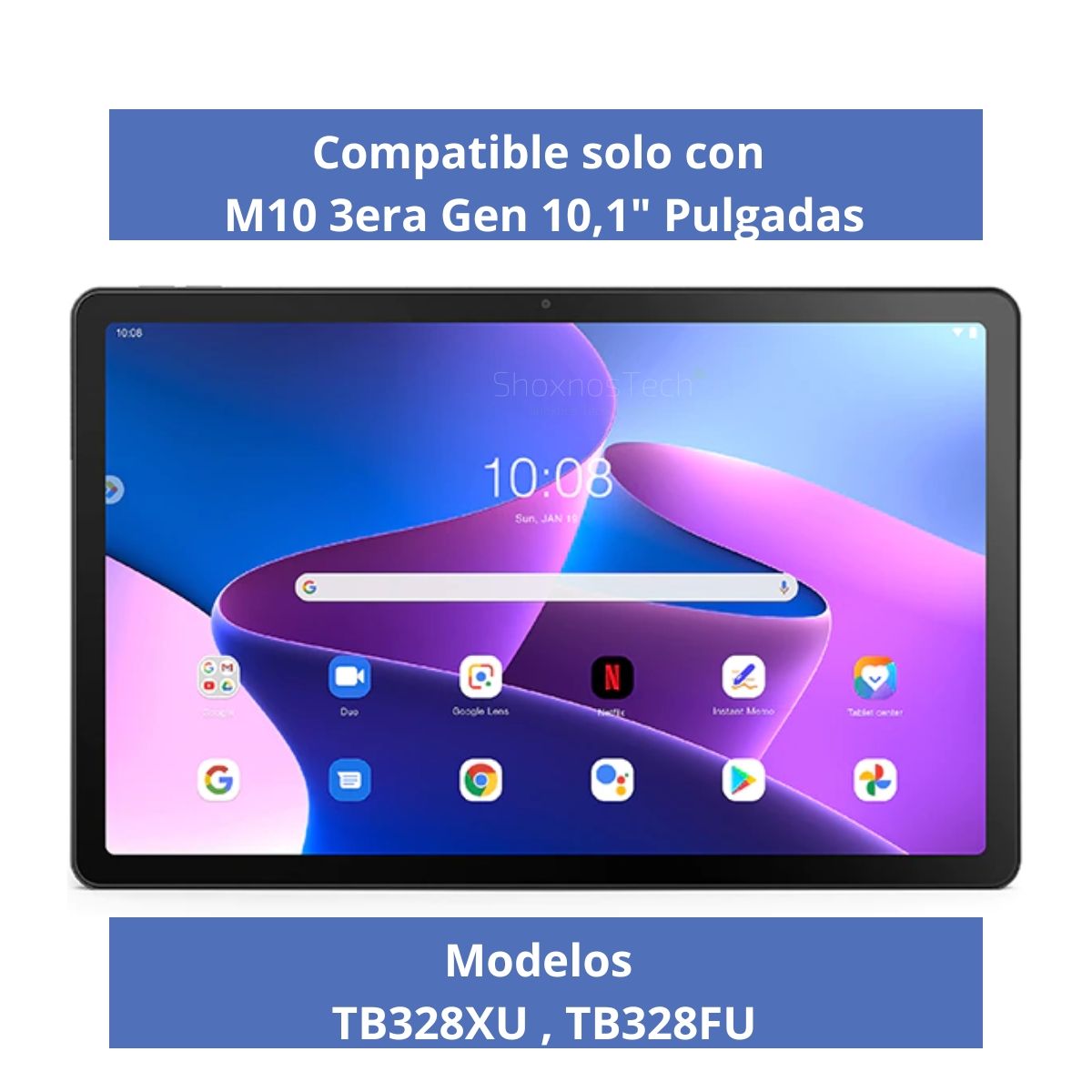 GENERICO - Funda Carcasa Para Lenovo M10 3era Gen 10,1 TB328 Azul