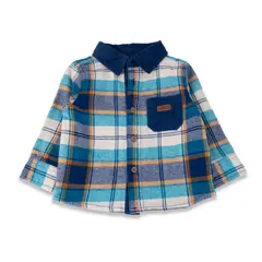 PILLIN - Camisa Bebé Niño Azul