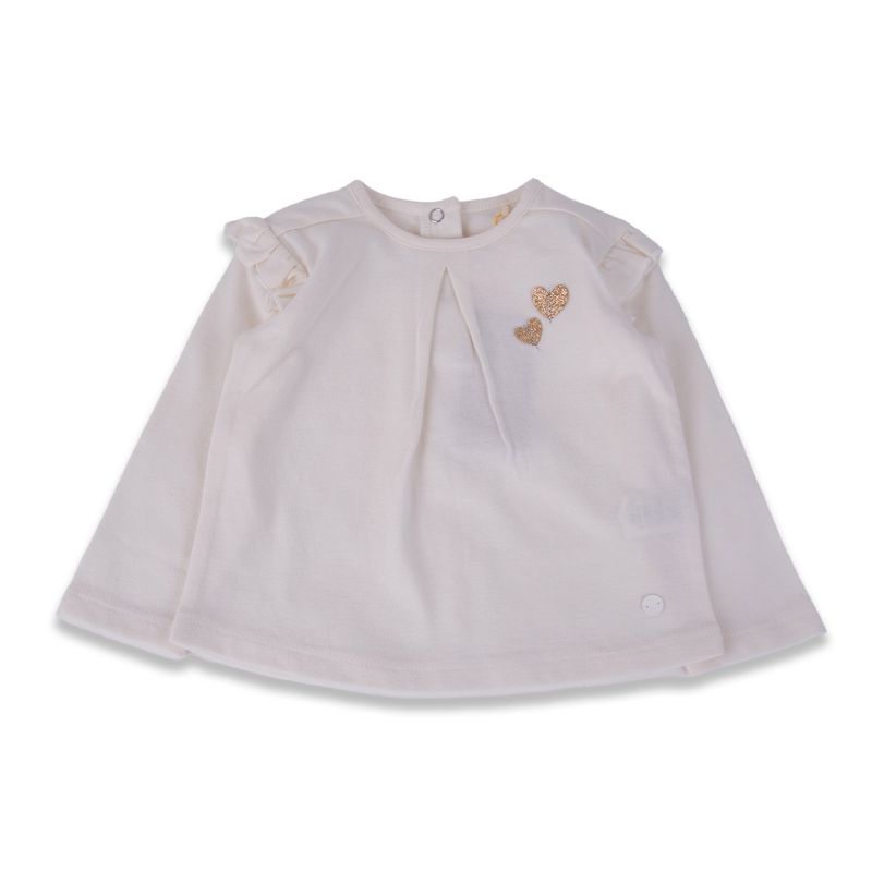 PILLIN - Polera Bebé Niña Crudo Pillin PILLIN