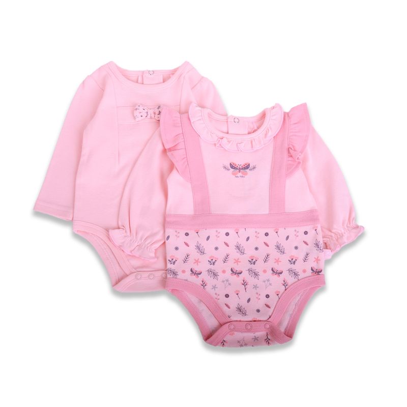 PILLIN - Pack 2 Pzas Body Bebé Niña Multicolor Pillin PILLIN