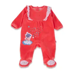 PILLIN - Osito Bebé Niña Coral
